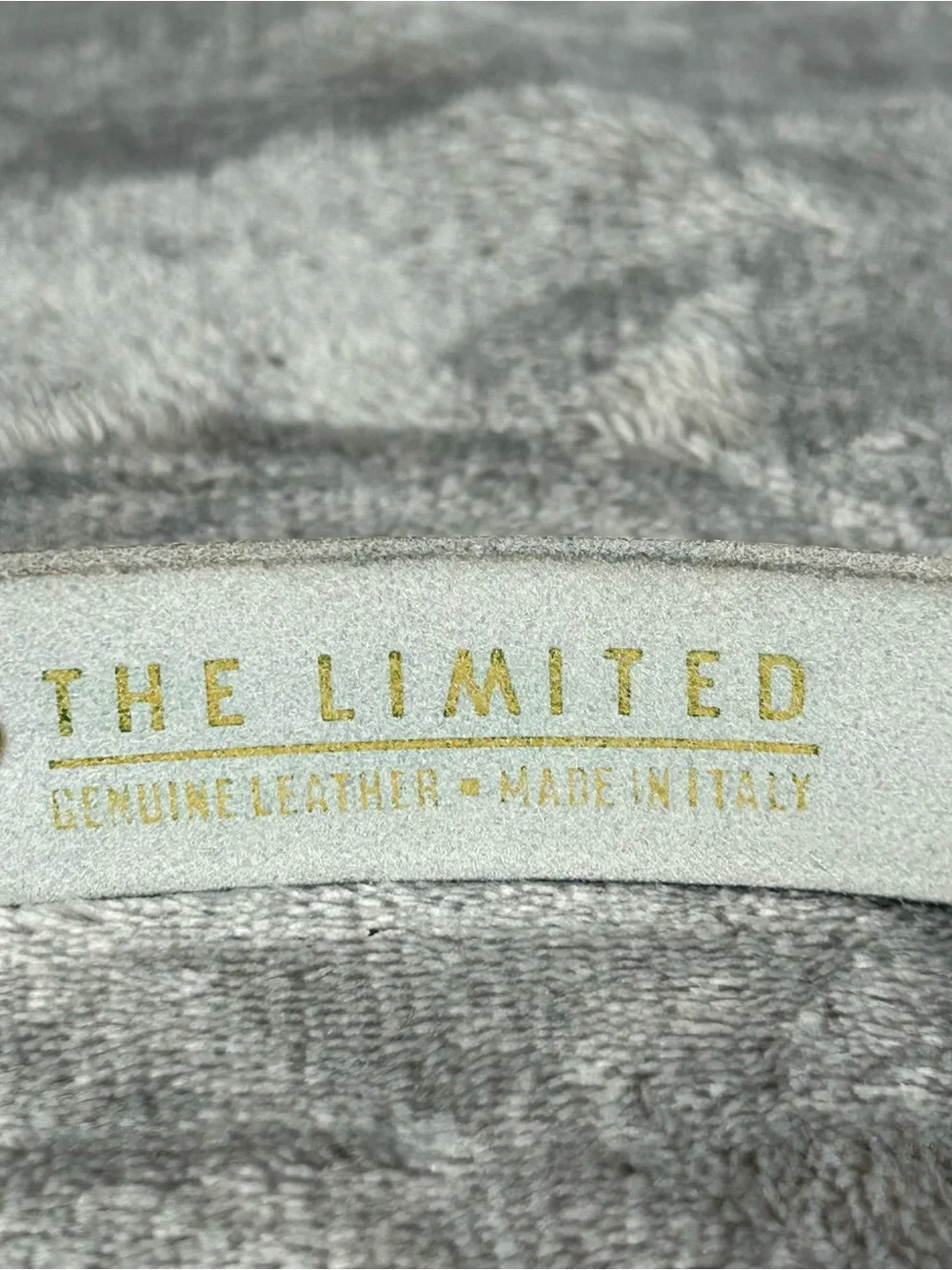 Vintage The Limited Belt White Leather Studded‎ Lions Made in Italy Womens L